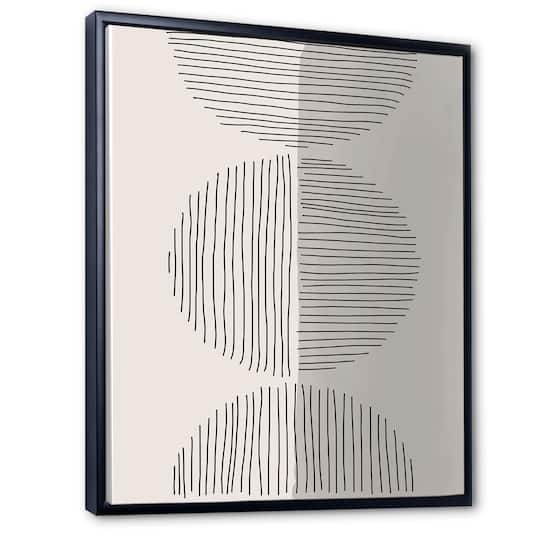 Designart - Minimal Geometric Lines And Circle VII